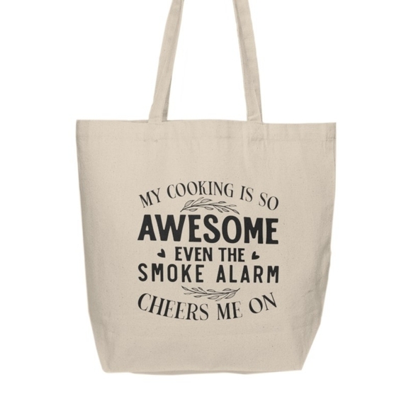 Funny Cooking Tote Bag - Picture 2 of 3